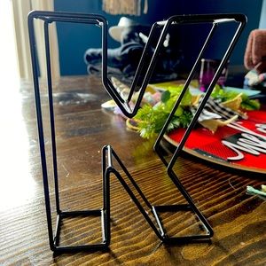Metal K decor